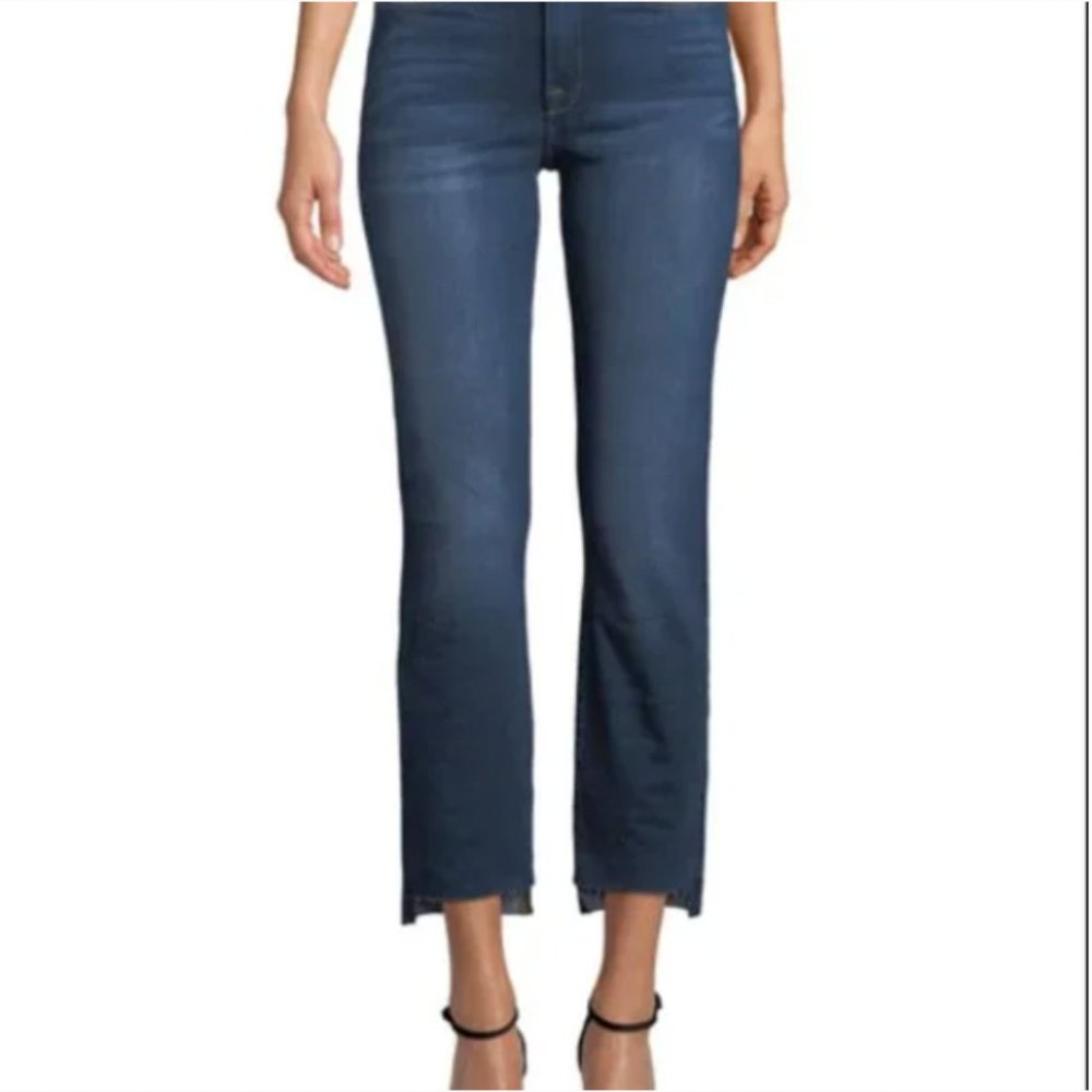 Frame Le High Straight Leg Released Step-Hem Jeans
